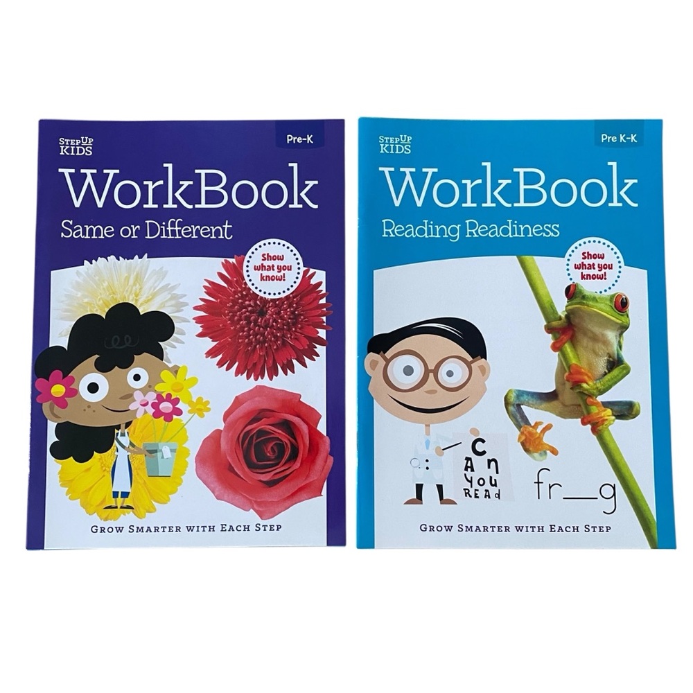 Step Up Kids Pre K - K Workbook Set